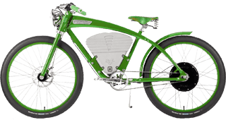 Elmotor på Elcykeln